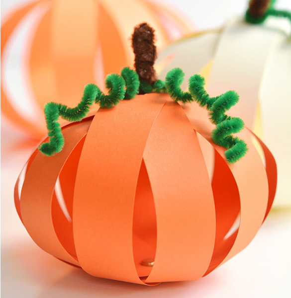 Image for event: Paper Pumpkin Craft - Take and Make 